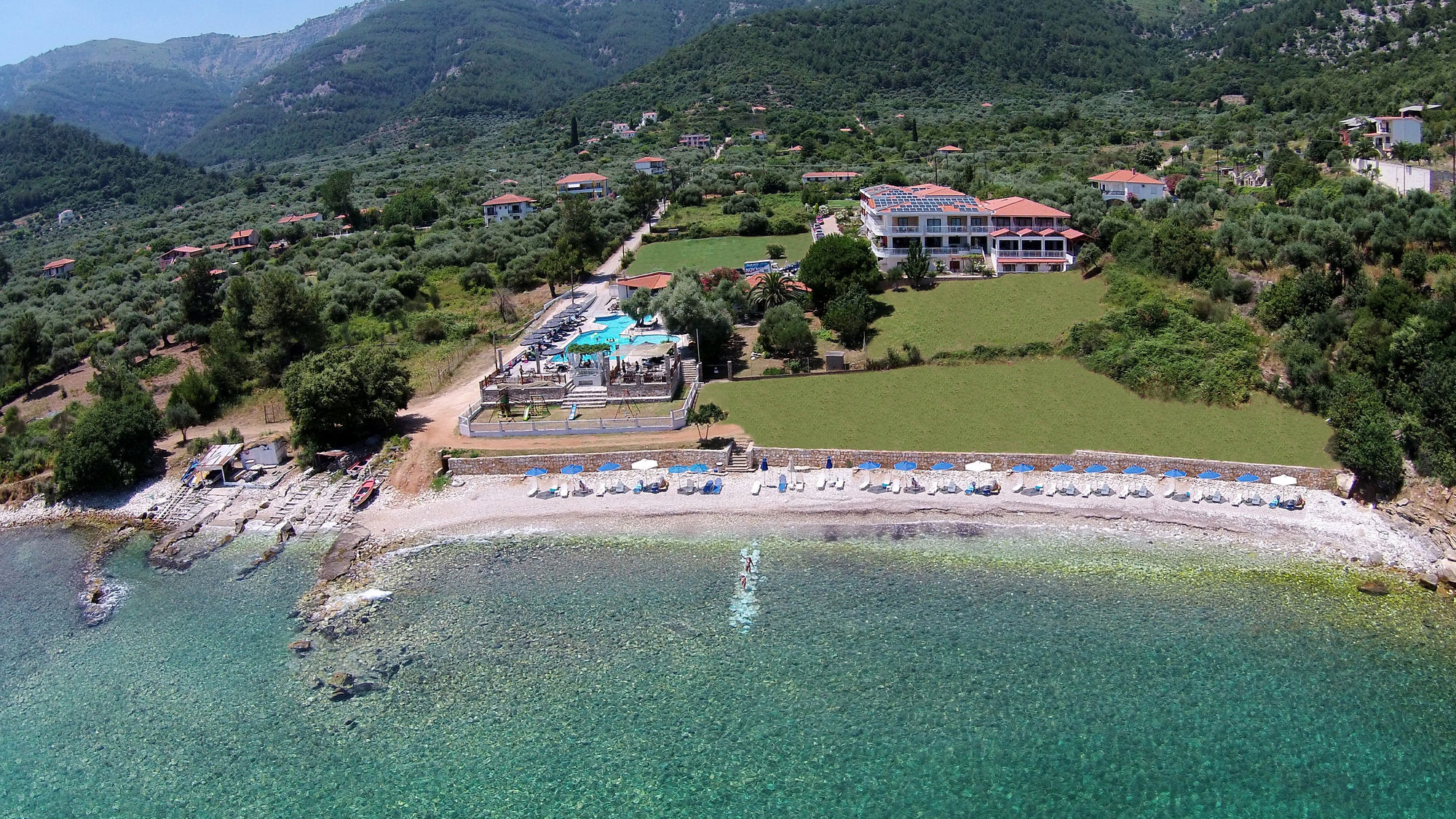 Maranton Beach Hotel Koinira Ngoại thất bức ảnh